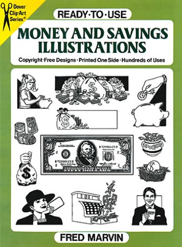 Ready-to-Use Money and Savings Illustrations (9780486262819) by Marvin, Fred