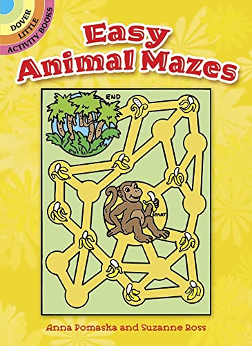 Imagen de archivo de Easy Animal Mazes (Dover Little Activity Books) a la venta por Wonder Book