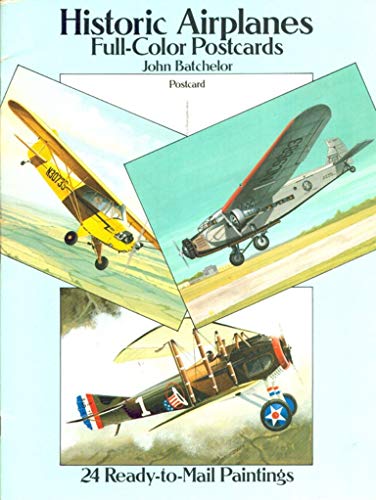 Imagen de archivo de Historic Airplanes: Full-Color Postcards: 24 Ready-to-Mail Paintings a la venta por HPB-Emerald