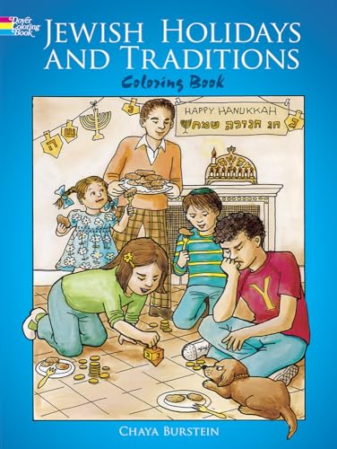 Imagen de archivo de Jewish Holidays and Traditions Coloring Book (Dover Holiday Coloring Book) a la venta por Wonder Book