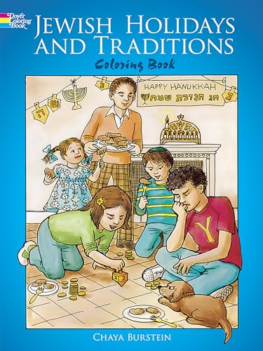 Stock image for Jewish Holidays and Traditions Coloring Book (Dover Holiday Coloring Book) for sale by Wonder Book