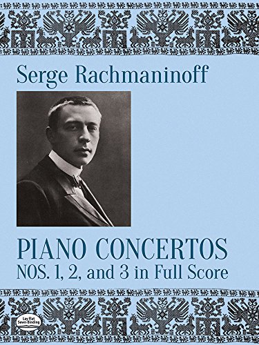 Beispielbild fr Piano Concertos Nos. 1, 2 and 3 in Full Score zum Verkauf von BooksRun