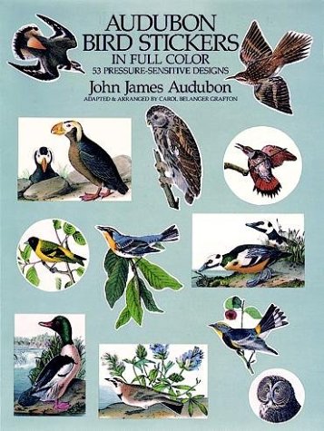 9780486264790: Audubon Bird Stickers in Full Color: 53 Pressure-Sensitive Designs