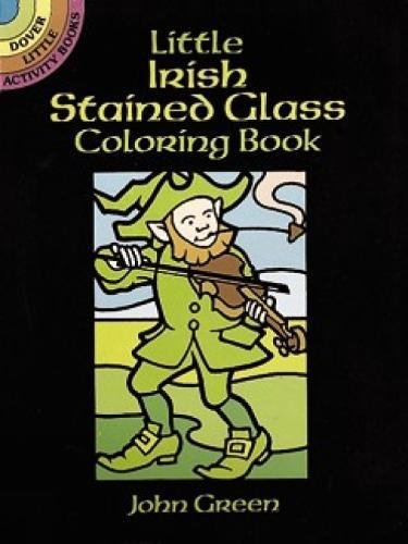 9780486264998: Little Irish Stained Glass Coloring Book