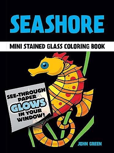 9780486265001: Seashore Mini Stained Glass Coloring Book (Dover Little Activity Books: Sea Life)