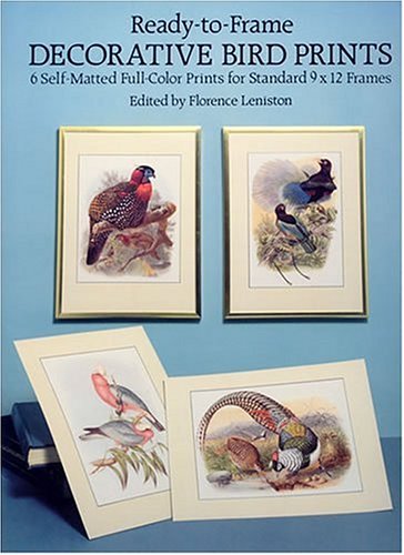 Imagen de archivo de Decorative Bird Prints: A Portfolio of 6 Self-Matted Full-Color Prints a la venta por Bookmans