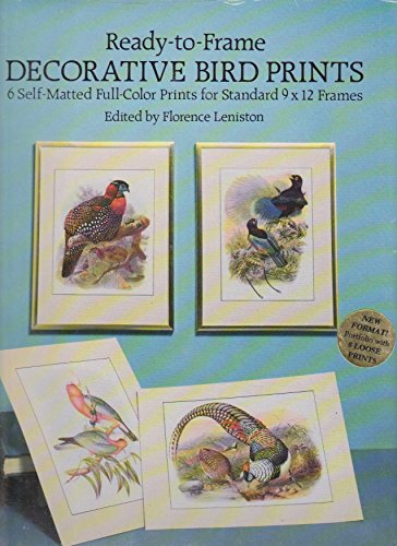 Stock image for Decorative Bird Prints: A Portfolio of 6 Self-Matted Full-Color Prints for sale by Bookmans