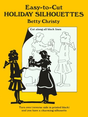 Stock image for Easy-To-Cut Christmas Silhouettes (Paper Craft Series) for sale by Newsboy Books