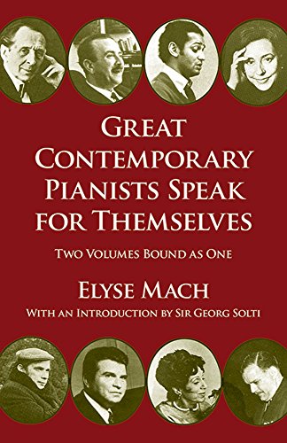 Beispielbild fr Great Contemporary Pianists Speak for Themselves (Dover Books on Music) zum Verkauf von SecondSale