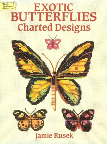 9780486267081: Exotic Butterflies Charted Designs