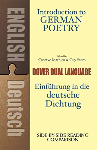 Imagen de archivo de Introduction to German Poetry: A Dual-Language Book (Dover Dual Language German) a la venta por Orion Tech