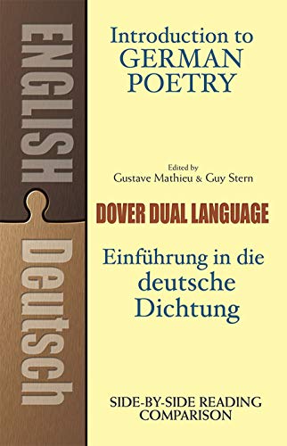 Stock image for Introduction to German Poetry: A Dual-Language Book (Dover Dual Language German) for sale by Orion Tech