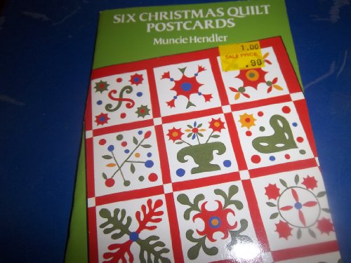 Stock image for 6 Christmas Quilt Postcards for sale by Newsboy Books