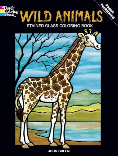 Stock image for DOVER PUBLICATIONS Stained Glass Color Book Wild Animals (269825) for sale by GF Books, Inc.