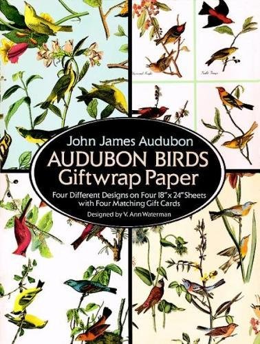 Imagen de archivo de Audubon Birds Giftwrap Paper (Giftwrap--4 Sheets, 4 Designs) a la venta por Ergodebooks
