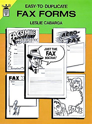 Stock image for Easy-to-Duplicate Fax Forms (Dover Quick Copy Art Series S) for sale by Newsboy Books