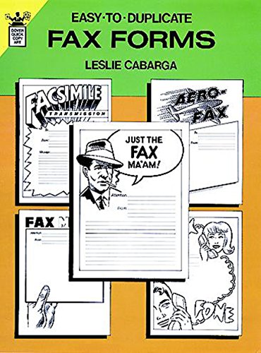 9780486270821: Easy-to-Duplicate Fax Forms (Dover Quick Copy Art Series)