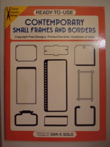 Beispielbild fr Ready-to-Use Contemporary Small Frames and Borders zum Verkauf von Newsboy Books