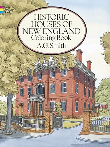 9780486271675: Historic Houses of New England Coloring Book (Dover History Coloring Book)