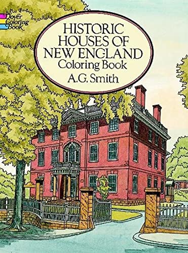 9780486271675: Historic Houses of New England Coloring Book (Dover History Coloring Book)