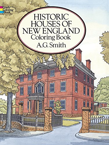 9780486271675: Historic Houses of New England Coloring Book (Dover American History Coloring Books)