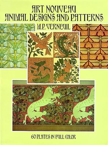 Beispielbild fr Art Nouveau Animal Designs and Patterns: 60 Plates in Full Color (Dover Pictorial Archive) zum Verkauf von Wonder Book