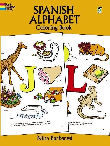 Stock image for Spanish Alphabet Coloring Book (Dover Children's Bilingual Coloring Book) for sale by GF Books, Inc.