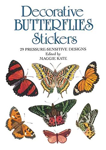 9780486272887: Decorative Butterflies Stickers: 29 Pressure-Sensitive Designs
