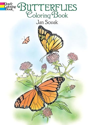 Beispielbild fr Butterflies Coloring Book (Dover Coloring Book) zum Verkauf von NEPO UG