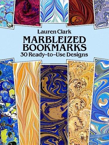 9780486273495: Marbelized Bookmarks: 30 Ready-to-Use Designs