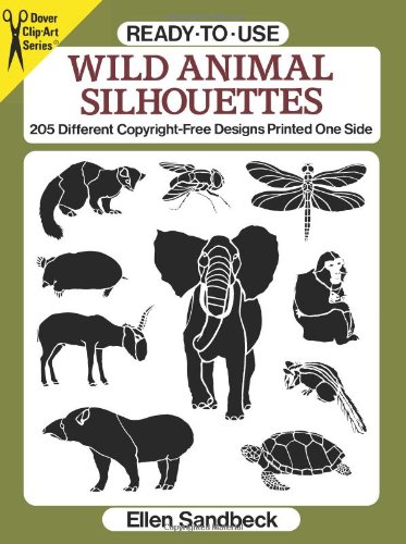 Ready-to-Use Wild Animal Silhouettes (Dover Clip Art Ready-to-Use)
