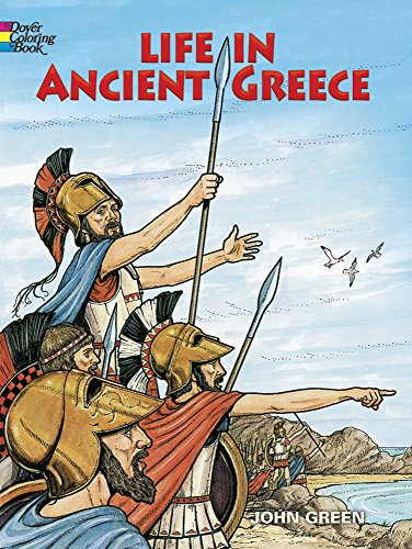 9780486275093: Life in Ancient Greece Coloring Book