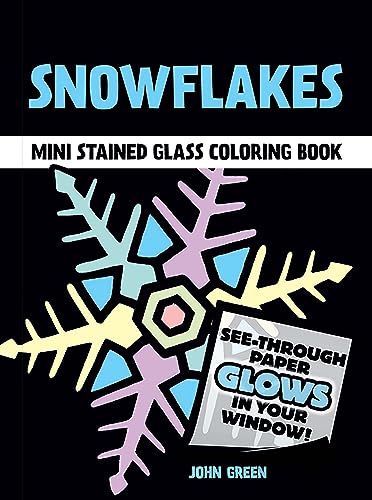 9780486275314: Snowflakes Stained Glass Coloring Book