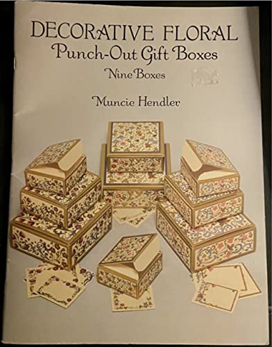Beispielbild fr Decorative Floral Punch-Out Gift Boxes zum Verkauf von HPB-Red