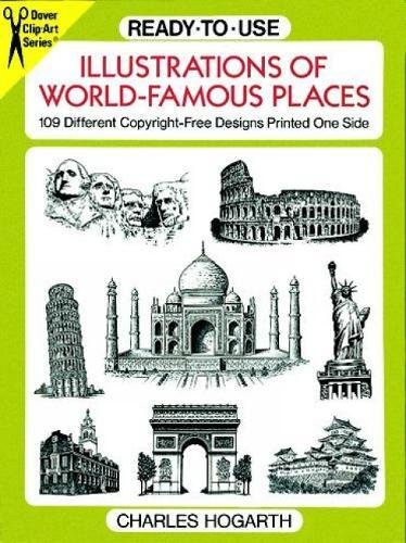 9780486277226: Ready-to-Use Illustrations of World-Famous Places: 109 Different Copyright-Free Designs Printed One Side (Dover Clip Art Ready-to-Use)