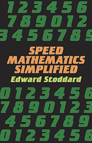 Imagen de archivo de Speed Mathematics Simplified (Dover Books on Mathematics) a la venta por Wonder Book
