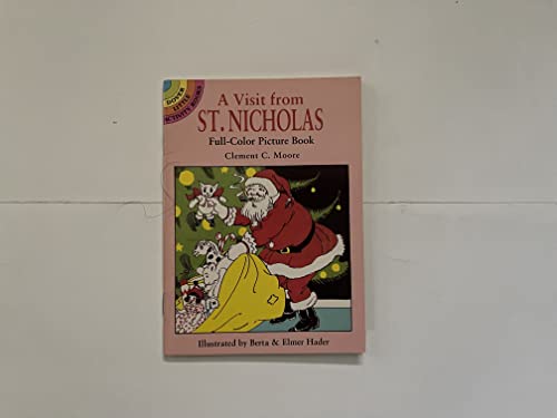 Imagen de archivo de A Visit from Saint Nicholas (Dover little activity books) a la venta por Newsboy Books