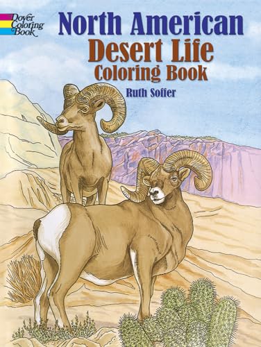 9780486282343: North American Desert Life Coloring Book (Dover Nature Coloring Book)