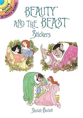 Imagen de archivo de Beauty and the Beast Stickers (Dover Little Activity Books) a la venta por Newsboy Books