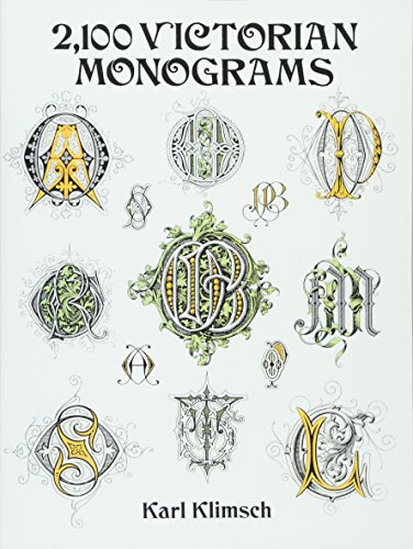 Imagen de archivo de 2,100 Victorian Monograms a la venta por ThriftBooks-Atlanta