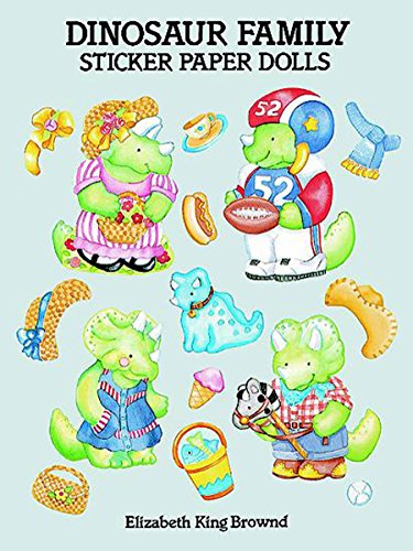 Dinosaur Family Sticker Paper Dolls (Dover Paper Dolls) (9780486284750) by [???]