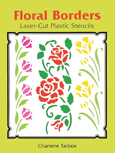 Floral Borders Laser-Cut Plastic Stencils