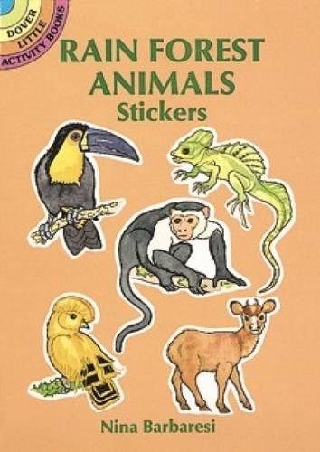 9780486285931: Rain Forest Animals Stickers