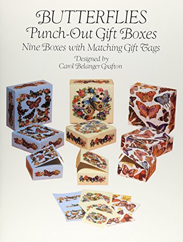 9780486286105: Butterflies Punch-Out Gift Boxes: Nine Boxes with Matching Gift Tags