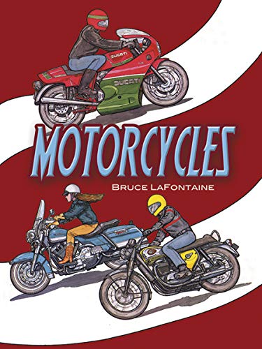 9780486286266: Motorcycles Coloring Book