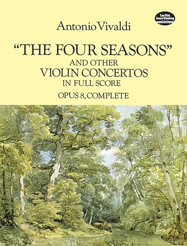 Imagen de archivo de Antonio Vivaldi 'The Four Seasons' And Other Concertos In Full Score (Dover Music Scores): In Full Score Op 8 Complete (Dover Orchestral Music Scores) a la venta por WorldofBooks
