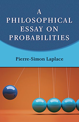Imagen de archivo de A Philosophical Essay on Probabilities (Dover Books on Mathematics) a la venta por Best and Fastest Books