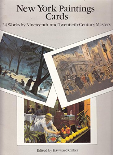 Stock image for New York Paintings Cards: 24 Works by Nineteenth- and Twentieth-Century Masters (Card Books) for sale by Wonder Book