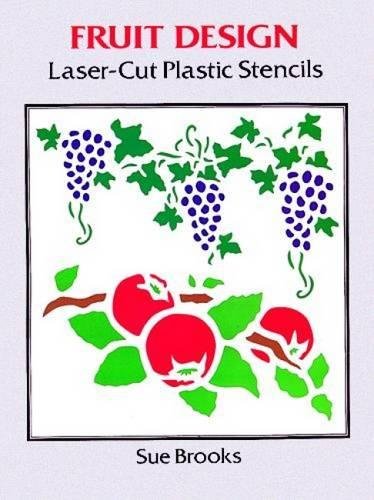 9780486290706: Fruit Designs Laser-Cut Plastic Stencils
