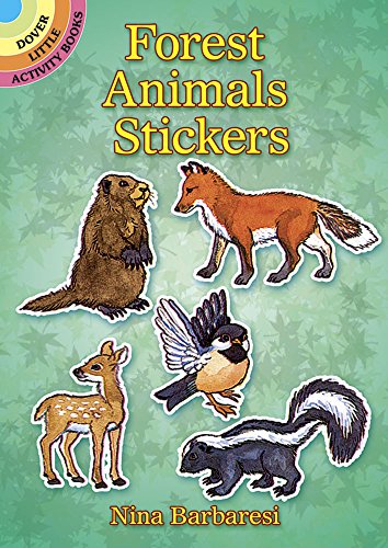 Imagen de archivo de Forest Animals Stickers (Dover Little Activity Books: Animals) a la venta por GF Books, Inc.